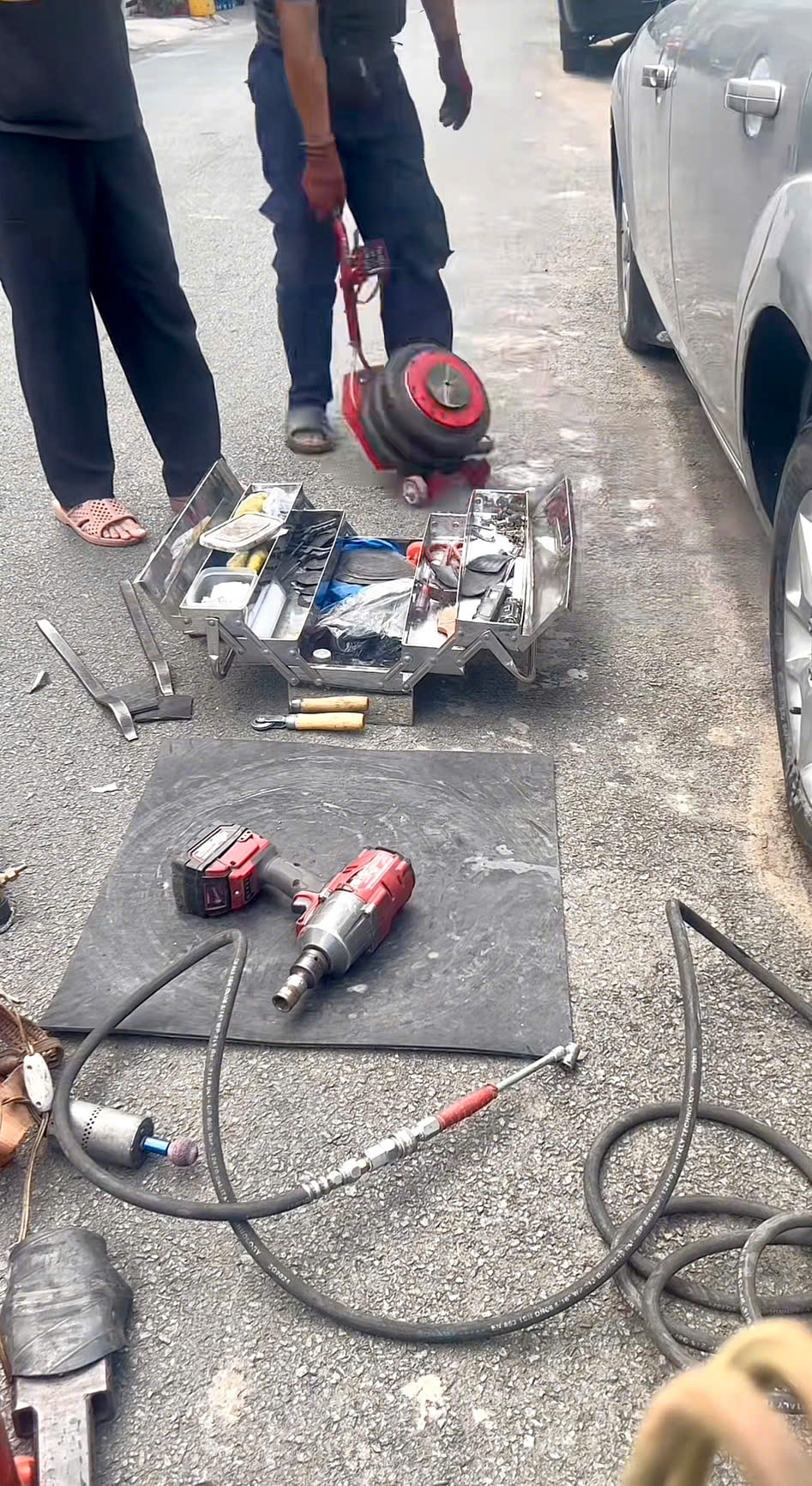 vá vỏ xe ô tô KCN Biên Hòa