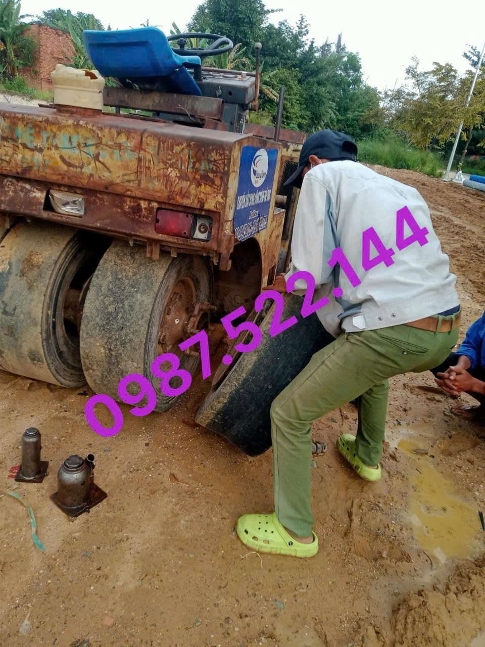 vá lốp xe ô tô Cần Thơ di động